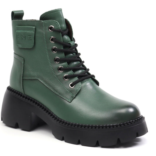 Formazione Ghete dama piele naturala 8099 verde ID4391-VRD