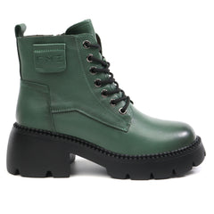Formazione Ghete dama piele naturala 8099 verde ID4391-VRD