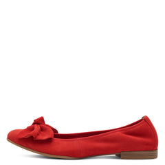 Tamaris Balerini dama 1 22141 44 rosu velur ID4421-RSV