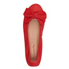 Tamaris Balerini dama 1 22141 44 rosu velur ID4421-RSV