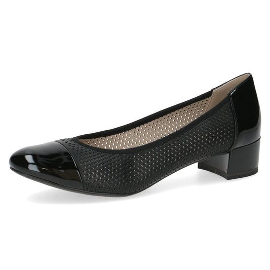 Caprice Pantofi dama perforati 9 22504 44 negru ID4422-NG
