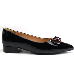 Pass Collection Pantofi dama M4M460002A 01 L negru lac ID4462-NGL