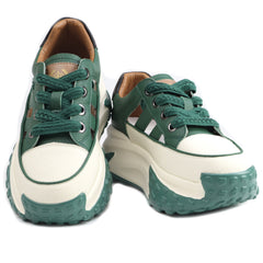 Franco Gerardo Pantofi dama decupati piele naturala 9071 1 GRN ID4467-GRN