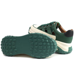 Franco Gerardo Pantofi dama decupati piele naturala 9071 1 GRN ID4467-GRN