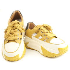 Franco Gerardo Pantofi dama decupati 9071 1 YELLOW ID4467-YEL