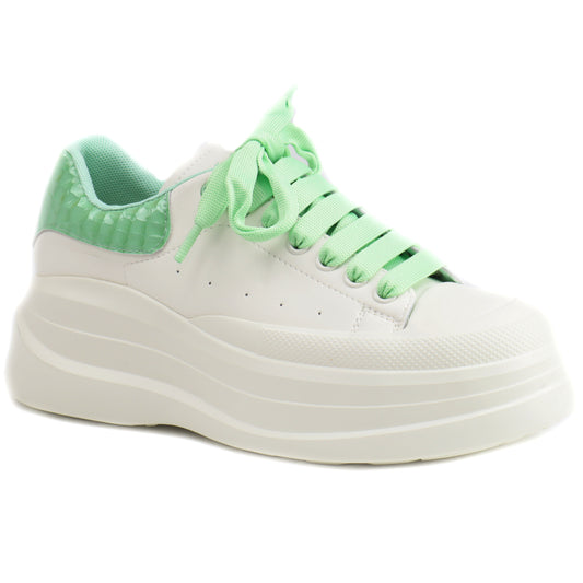 Franco Gerardo Sneakers dama piele naturala KM2817 2 ID4468-GRN