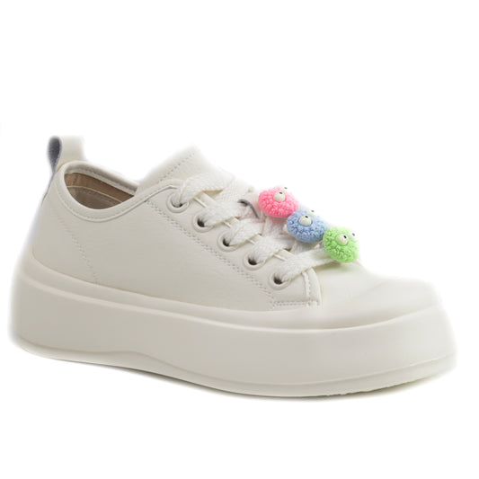 Pass Collection Sneakers dama 6LMQ60013C 13 N alb ID4479-ALB
