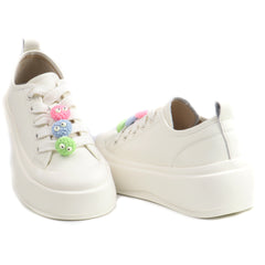 Pass Collection Sneakers dama 6LMQ60013C 13 N alb ID4479-ALB