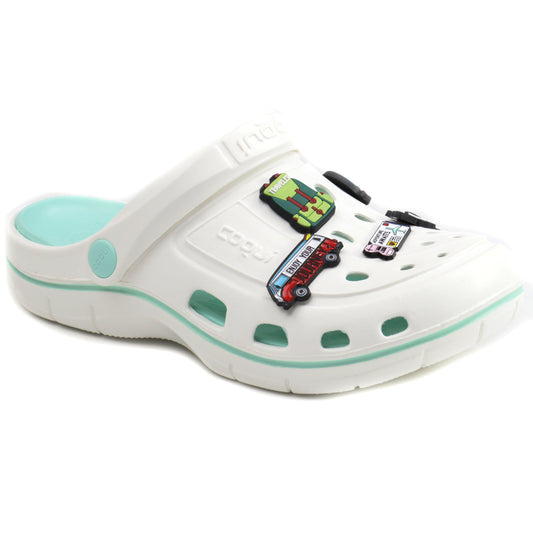 Coqui Saboti dama 6352 WHITE/LIGHT MINT WHITE/LIME ID4495-WLM