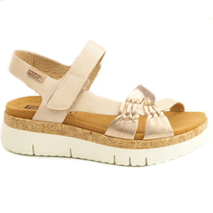 Pikolinos Sandale dama piele naturala PALMA W4N 0968CLC1 CHAMPAGNE ID4517-CHAM