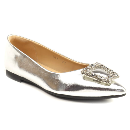 Formazione Pantofi dama 353 1 SILVER ID4552-SLV