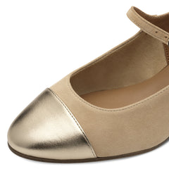 Tamaris Pantofi dama decupati 1 29630 44 BEIGE/GOLD ID4561-BEIG