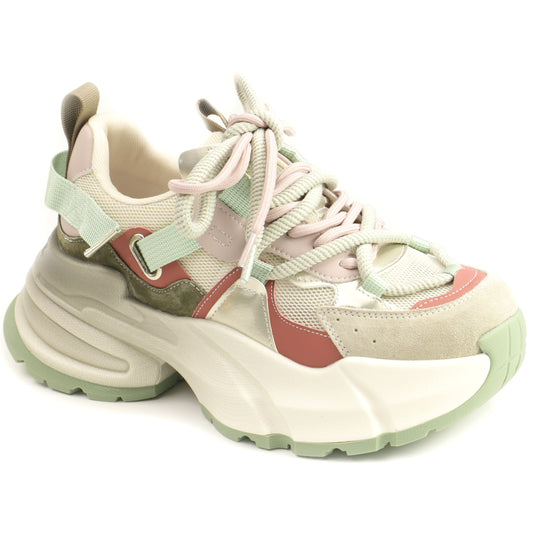 Pass Collection Pantofi dama 5SSH60003A J1 Z vernil multicolor ID4596-VERM