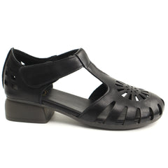 Formazione Pantofi dama decupati 631 BLACK ID4610-BLK