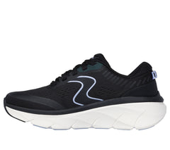 Skechers Pantofi dama sport D'LUX WALKER 2.0 ACTIVE PACE 150007 BLACK/LAVANDER ID4644-BKLV