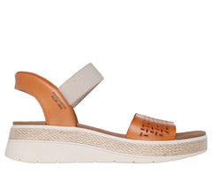 Skechers Sandale dama Slip Ins BOBS SUN RAY STEP ASIDE 114415 LUGGAGE ID4646-LUG