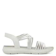 Jana Sandale dama 8 28766 42 WHITE/SILVER ID4652-WSL