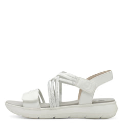 Jana Sandale dama 8 28766 42 WHITE/SILVER ID4652-WSL