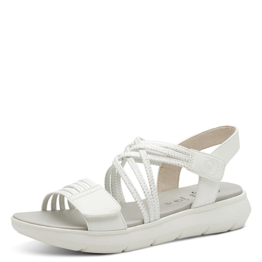 Jana Sandale dama 8 28766 42 WHITE/SILVER ID4652-WSL