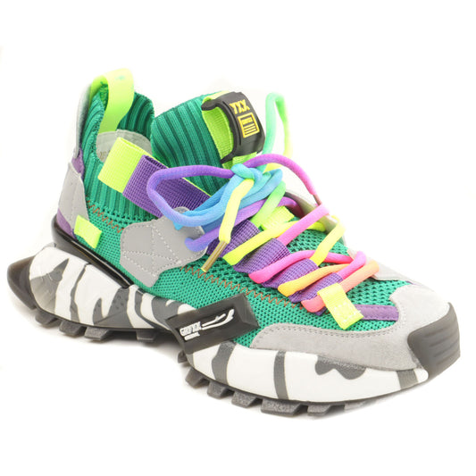 GRYXX Pantofi dama 4S18160B PDPD 06 Z GREEN MULTICOLOR ID4668-GRMT