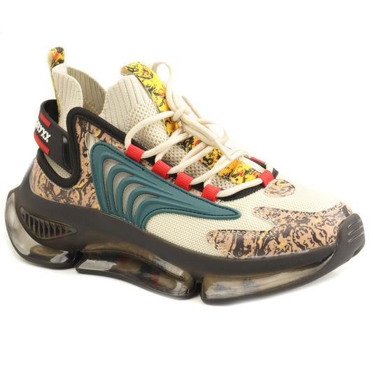 GRYXX Pantofi dama 7D21016B PDPD 03 Z bej multicolor ID4670-BEJMLT