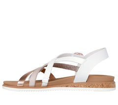 Skechers Sandale dama DESERT KISS LOW PEAK RANK 114709 WHITE ID4747-WHT