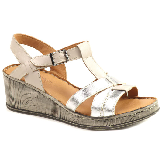 Anna Viotti Sandale dama D72 613 argintiu ID4768-AG