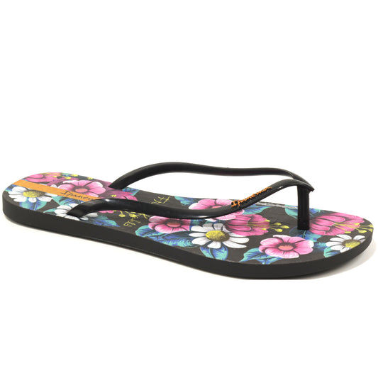 Ipanema Slapi dama Frida Kahlo 27014 AI716 BLACK/PINK/YELLOW ID4780-BKPKY