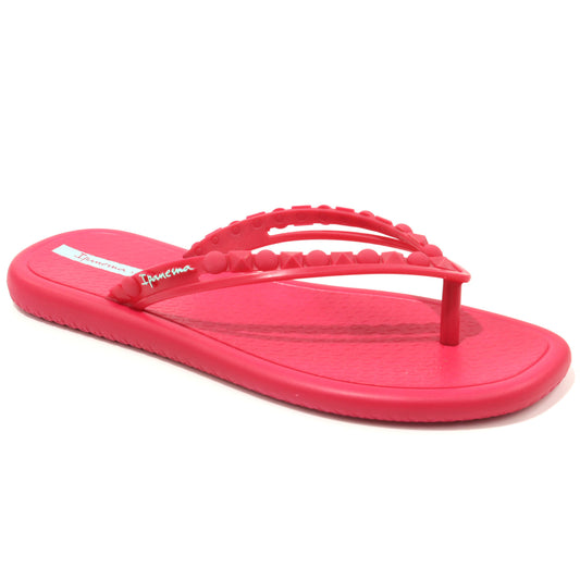 Ipanema Slapi dama Meu Sol Thong 27130 AV464 DARK PINK/GREEN ID4782-DKPGR