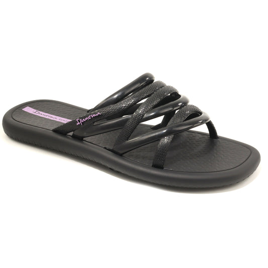 Ipanema Papuci dama Meu Sol Slide 83606 AW816 BLACK/LILAC ID4810-BKLIL