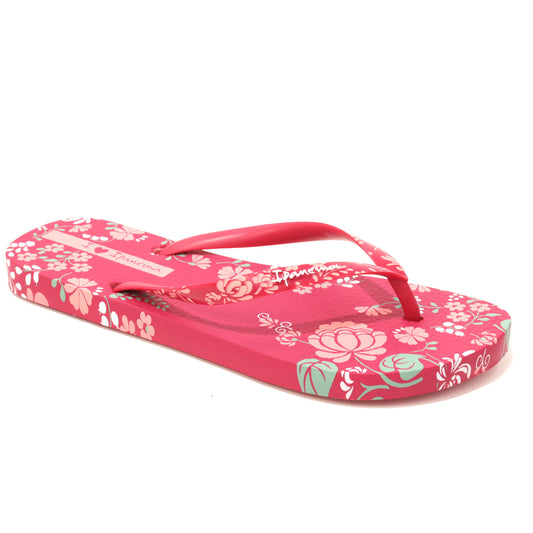 Ipanema Slapi dama Flower Bomb 26890 AE073 BURGUNDY/PINK ID4819-BURPK