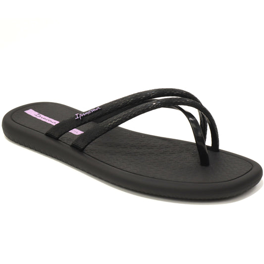 Ipanema Slapi dama Meu Sol Thong 27133 AV906 BLACK/LILAC ID4832-BKLIL
