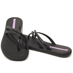 Ipanema Slapi dama Meu Sol Thong 27133 AV906 BLACK/LILAC ID4832-BKLIL
