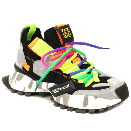 GRYXX Pantofi dama 4S18159W PDPD 01 Z BLACK/MULTICOLOR ID4851-BKMT