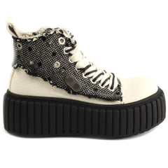 Feeling Ghete dama fashion GX9039 1 OFF WHITE/BLACK ID4893-OFWTB