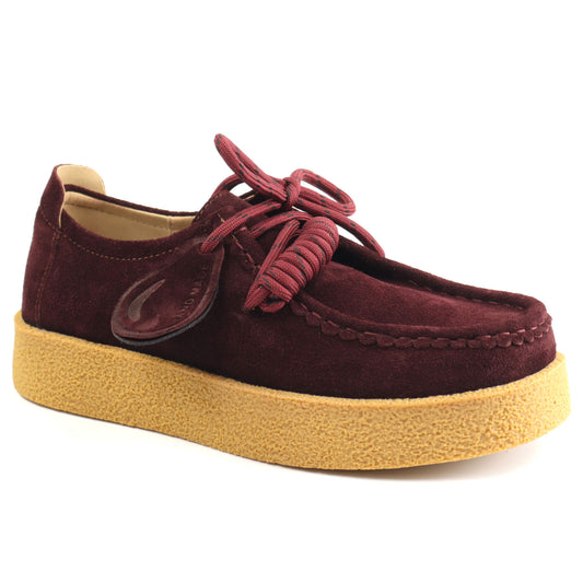 Feeling Pantofi dama T003 bordo velur ID4909-BRDV