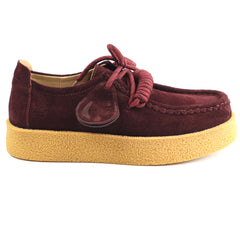 Feeling Pantofi dama T003 bordo velur ID4909-BRDV
