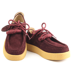 Feeling Pantofi dama T003 bordo velur ID4909-BRDV