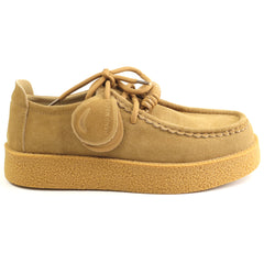 Feeling Pantofi dama T003 camel velur ID4909-CMLV