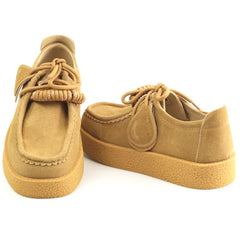 Feeling Pantofi dama T003 camel velur ID4909-CMLV