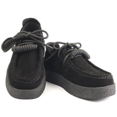 Feeling Pantofi dama piele naturala T003 negru velur ID4909-NGV