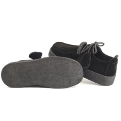 Feeling Pantofi dama piele naturala T003 negru velur ID4909-NGV