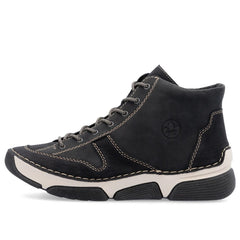 Rieker Ghete dama piele naturala nubuk 45906 00 negru nubuk ID4916-NGN