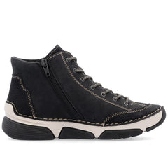 Rieker Ghete dama piele naturala nubuk 45906 00 negru nubuk ID4916-NGN