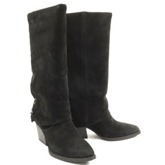 Anna Viotti Cizme ciocate dama D115 SHN2380 32R BLACK ID4971-BLK