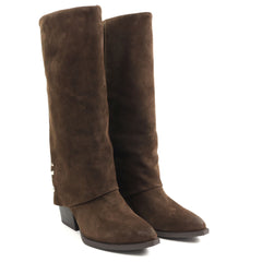 Anna Viotti Cizme ciocate dama D115 SHN2380 32R BROWN ID4971-BRN