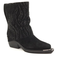 Alma En Pena Ghete ciocate dama I250964 negru velur ID4976-NGV