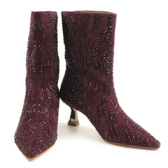 Alma En Pena Ghete dama I250651 bordo velur ID4977-BRDV