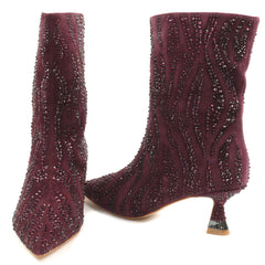 Alma En Pena Ghete dama I250651 bordo velur ID4977-BRDV