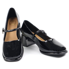 Formazione Pantofi dama TP312 1 negru lac ID4980-NGL